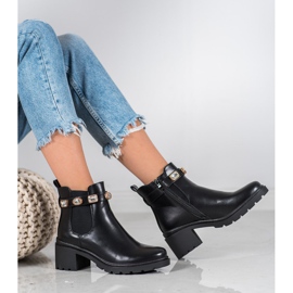 Seastar Stivali Con Cristalli nero giallo 1