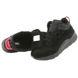 McKey High Men's Sports Scarpe Black Suede 1068 nero 5