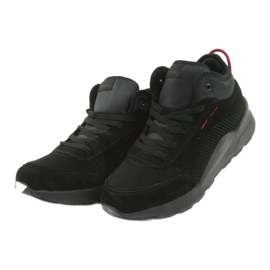 McKey High Men's Sports Scarpe Black Suede 1068 nero 3