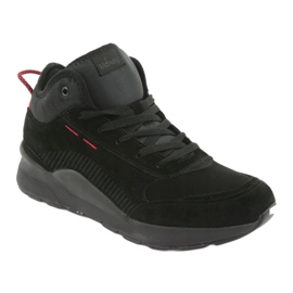 McKey High Men's Sports Scarpe Black Suede 1068 nero 1