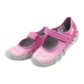 Scarpe per bambini Befado 109P195 rosa grigio 3