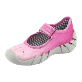 Scarpe per bambini Befado 109P195 rosa grigio 2