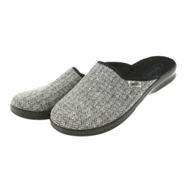 Scarpe da uomo Befado pu 548M023 nero grigio 3