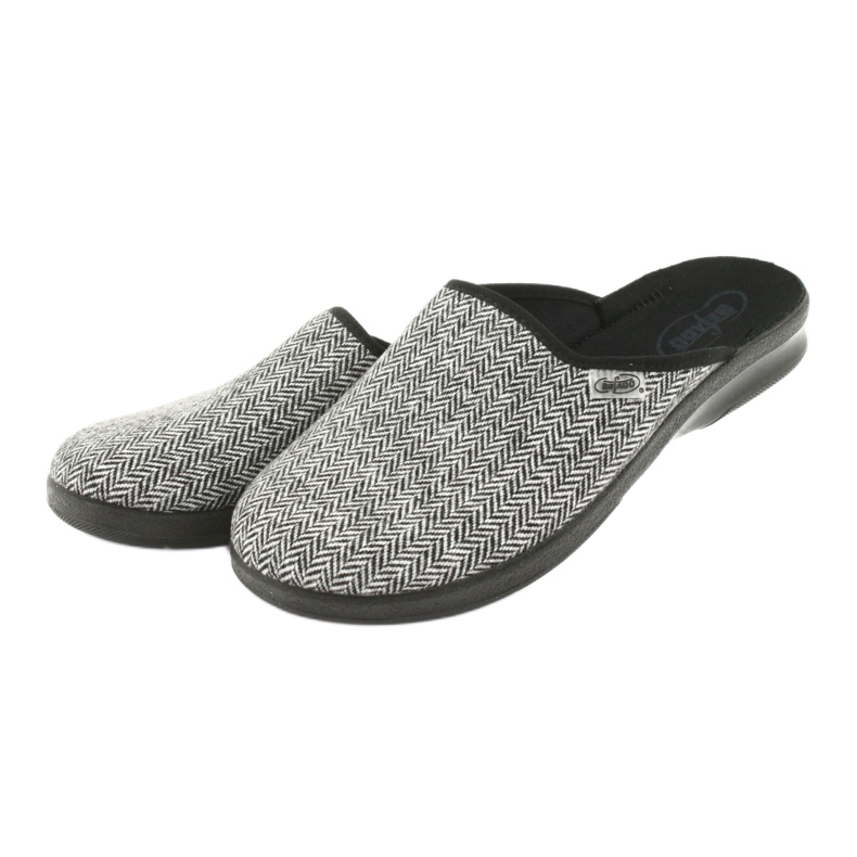 Scarpe da uomo Befado pu 548M023 nero grigio 3