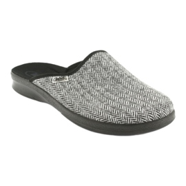 Scarpe da uomo Befado pu 548M023 nero grigio 1