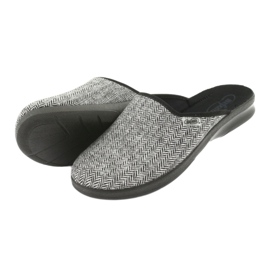 Scarpe da uomo Befado pu 548M023 nero grigio 4