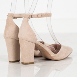 Eleganti décolleté VINCEZA beige 2