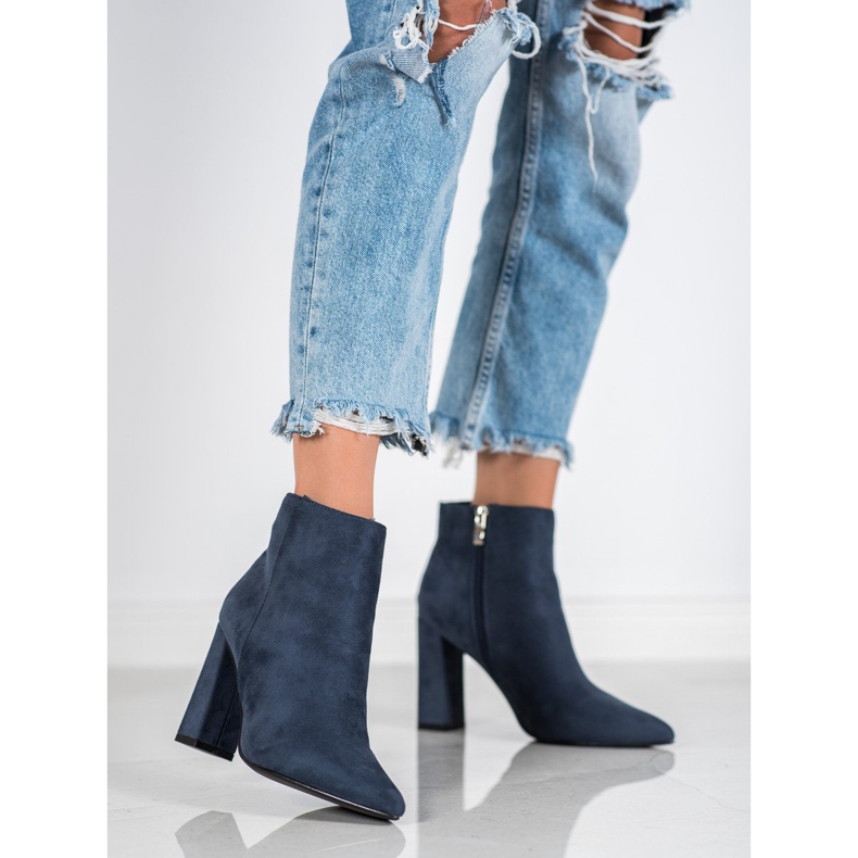 SHELOVET Stivali Con Spitz blu 1