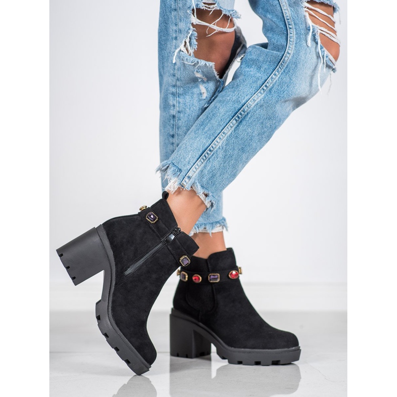 Seastar Stivali sulla piattaforma nero 1