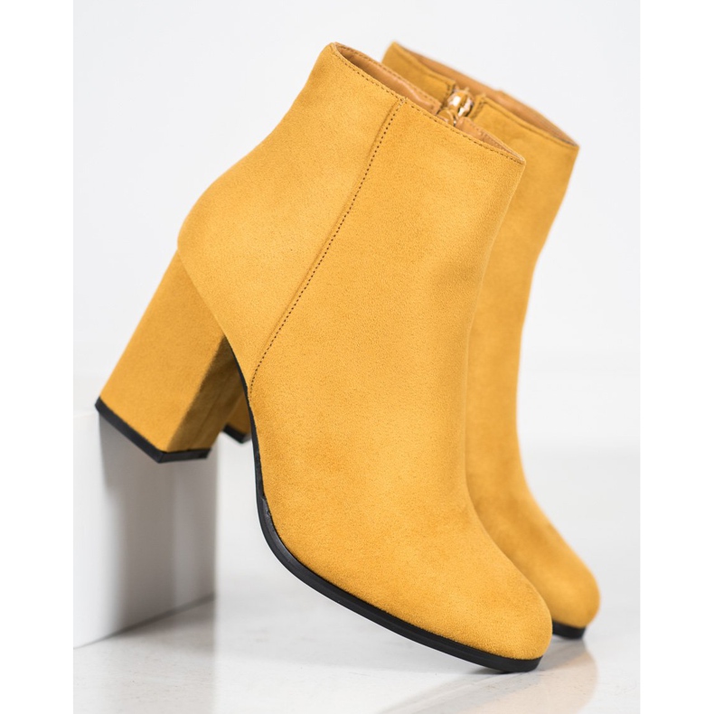 Marquiz Stivali in camoscio giallo 2