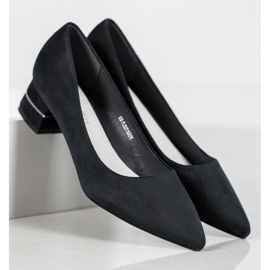 Goodin Décolleté con cintura decorativa nero 1