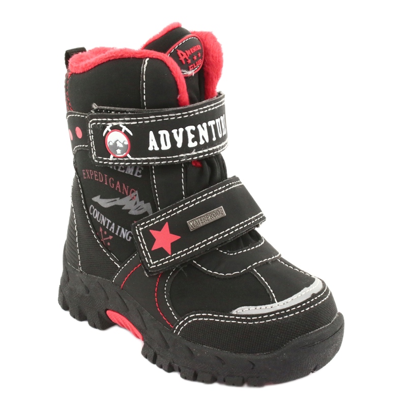 American Club Stivali americani con membrana RL35 nera nero rosso 1