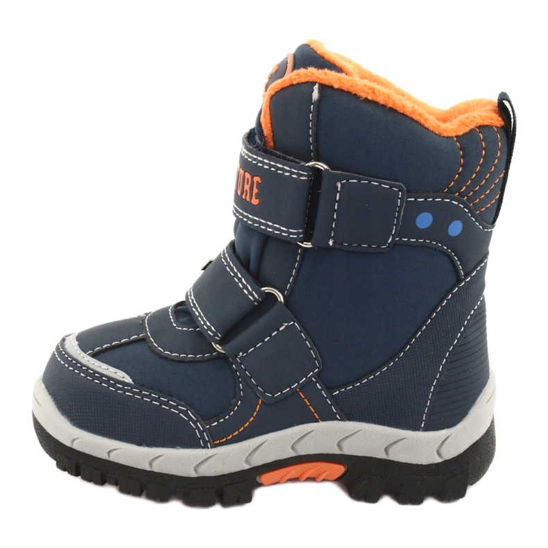 American Club Stivali americani con membrana RL35 blu navy arancia 2