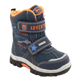 American Club Stivali americani con membrana RL35 blu navy arancia 1