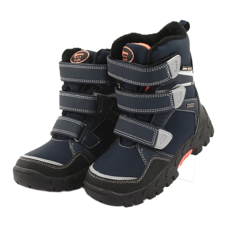 American Club Stivali con membrana americana RL32 blu navy arancia 3