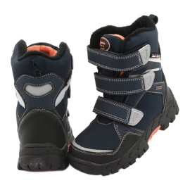 American Club Stivali con membrana americana RL32 blu navy arancia 4