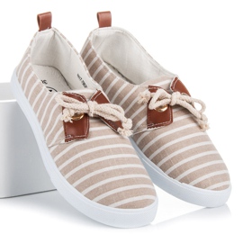 Mckeylor Sneakers a coste marrone 1