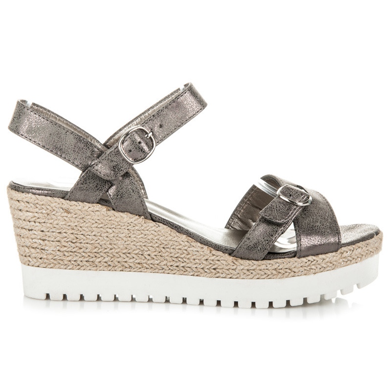 Kylie Espadrillas Argento Sandali grigio 2