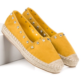 Nio Nio Espadrillas gialle con borchie giallo 2