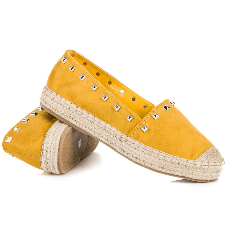 Nio Nio Espadrillas gialle con borchie giallo 1