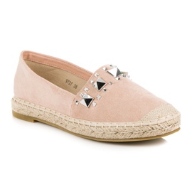 Coura Espadrillas in polvere rosa 2