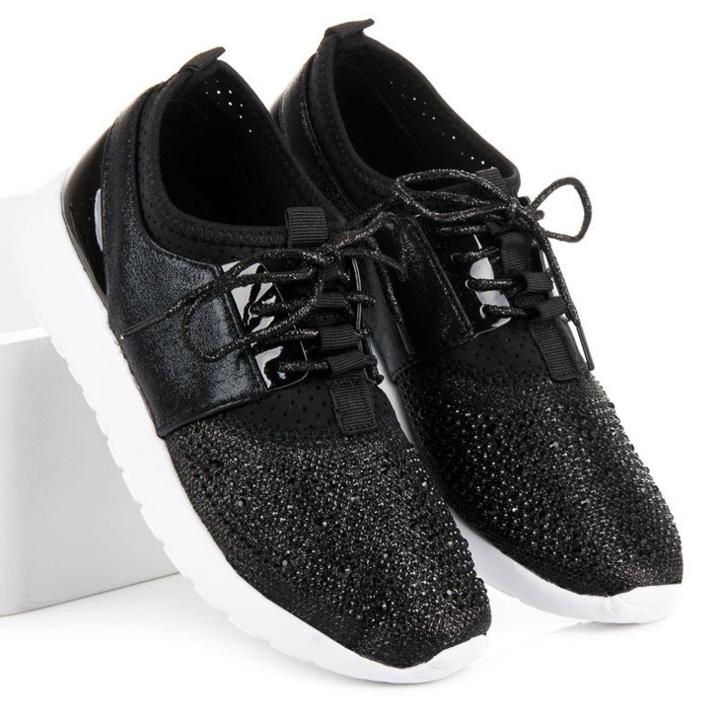 Eleganti scarpe slip-on nero 2