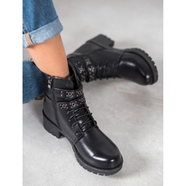 SHELOVET Lavoratori allacciati nero 1