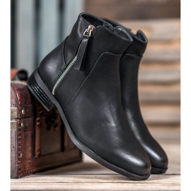 SDS Stivaletti Neri Con Cerniera nero 1