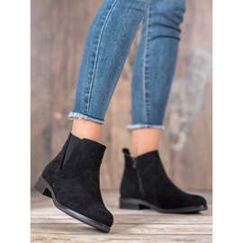 Ideal Shoes Stivali slip-on nero 1