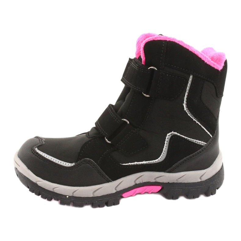 Stivali American Club con membrana HL27 farfalle nere nero blu rosa 2