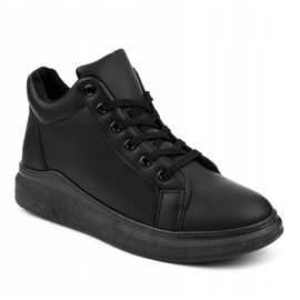 Sneakers nere isolate TL133-1 nero 1