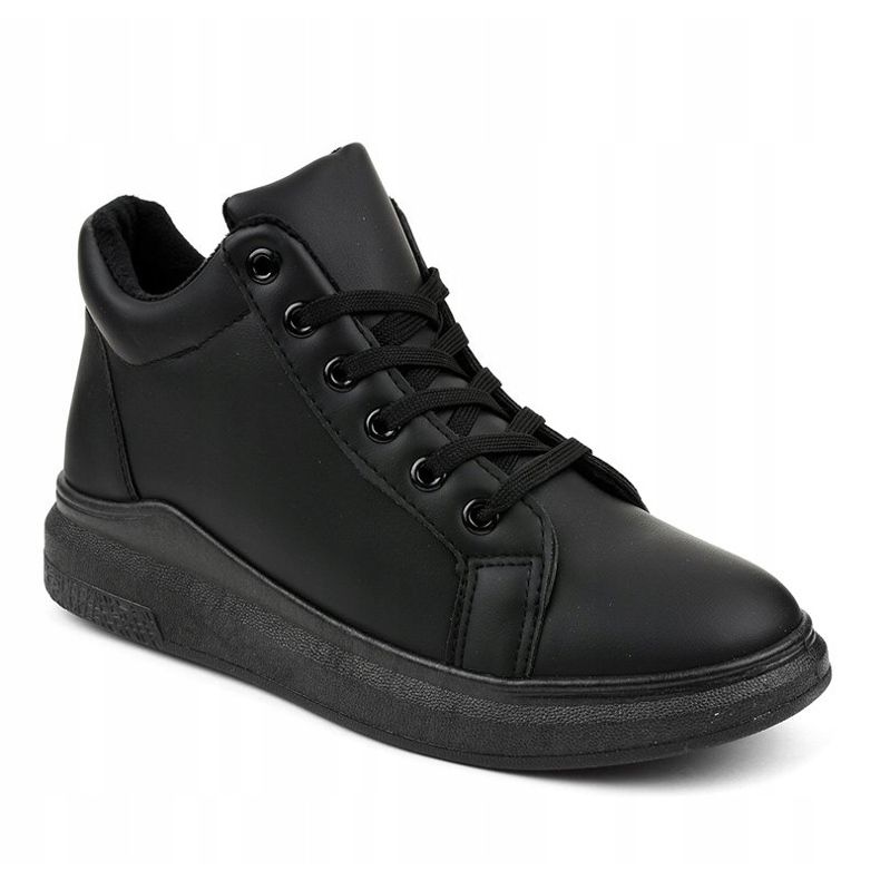 Sneakers nere isolate TL133-1 nero 1