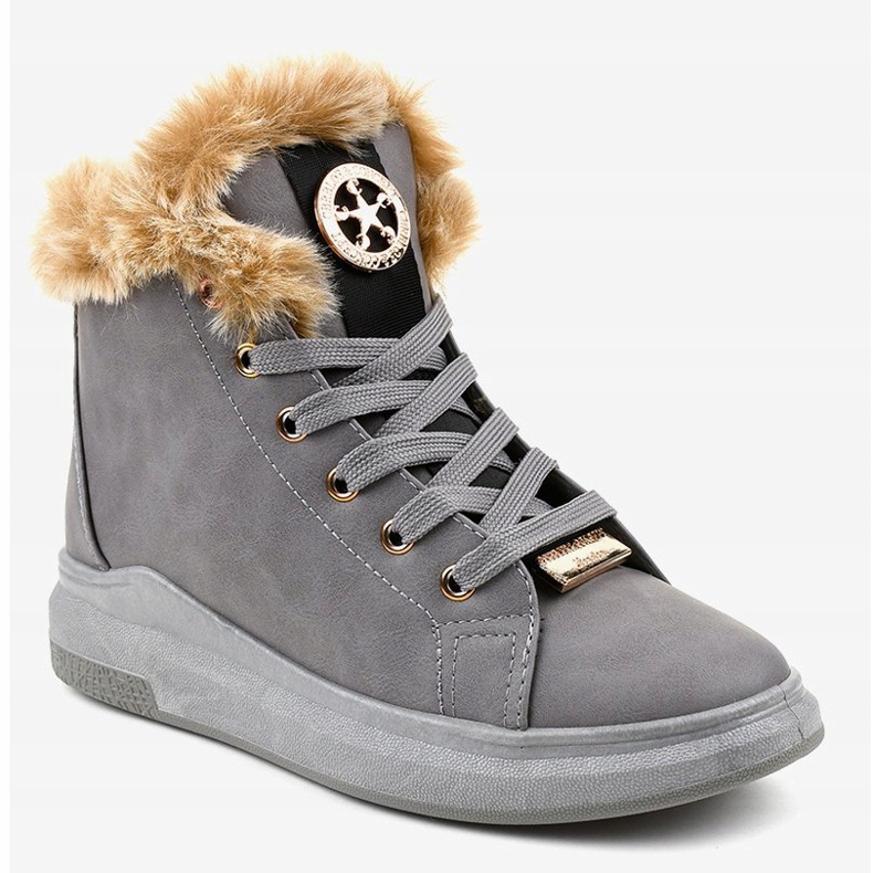 Sneakers grigio caldo TL135-3 1