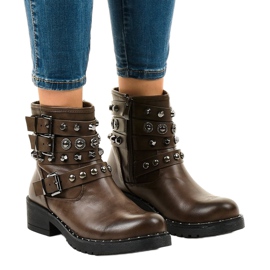 Stivali isolanti marroni 77-8 verde 1