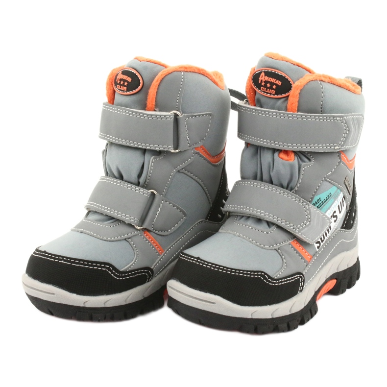 Stivali American Club con membrana RL34 grigia nero arancia grigio 3