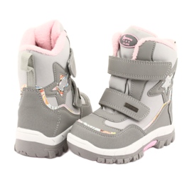 Stivali American Club con membrana Star RL37 rosa grigio 4