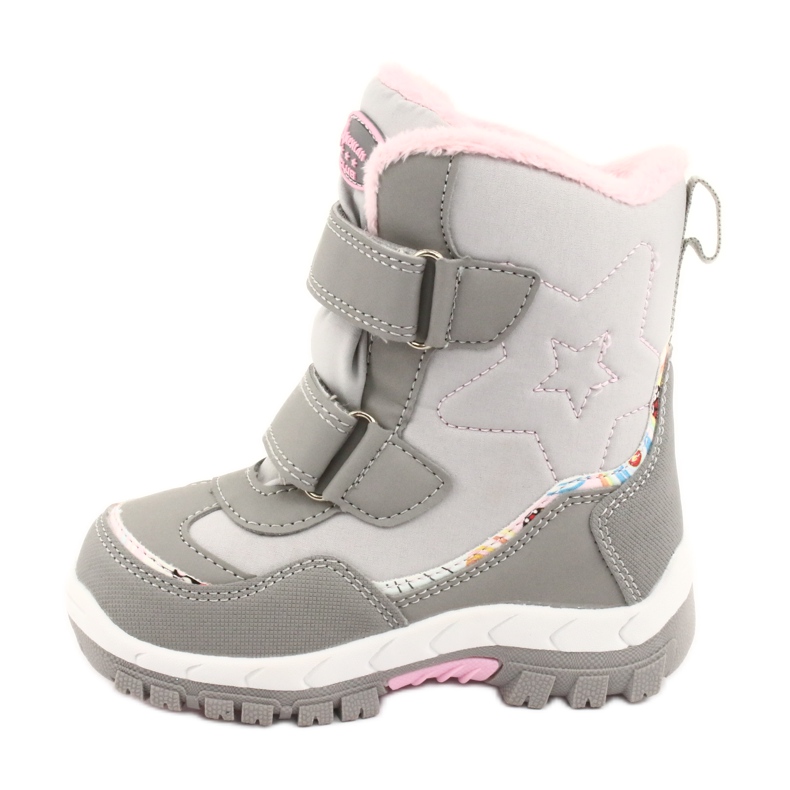 Stivali American Club con membrana Star RL37 rosa grigio 2