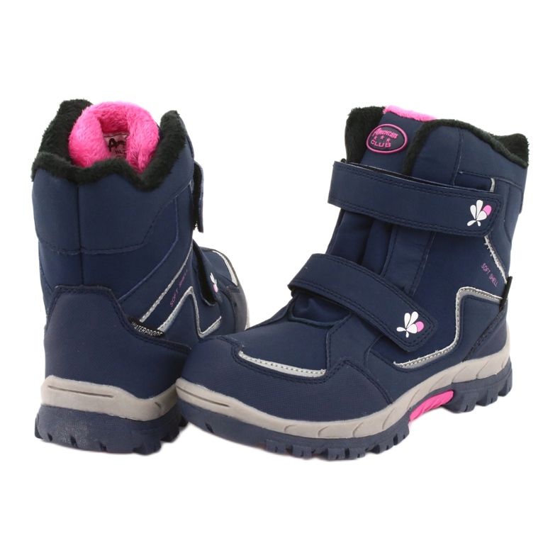 American Club Stivali a membrana americani HL26 blu navy rosa 4