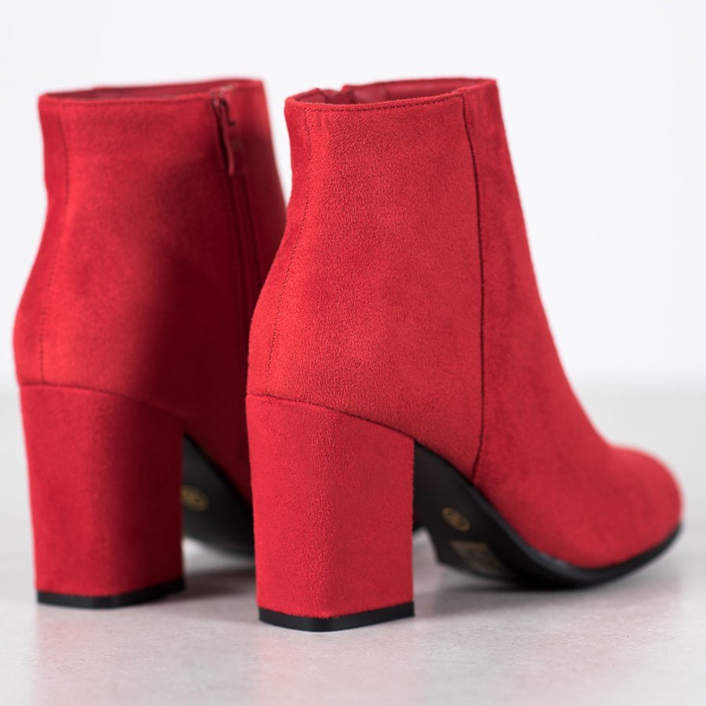 Marquiz Stivali in camoscio rosso 1