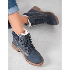 Goodin Cacciatori di pelli con pelle di pecora blu 2