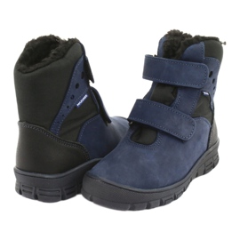 Mazurek Stivali in pelle con membrana 1351 blu navy/membrana nera 3