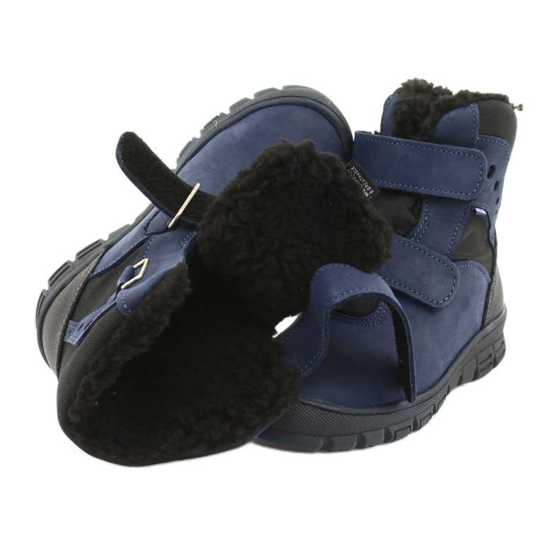 Stivali stivali con membrana blu navy Mazurek 1352 nero 4