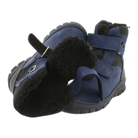 Stivali stivali con membrana blu navy Mazurek 1353 nero 4