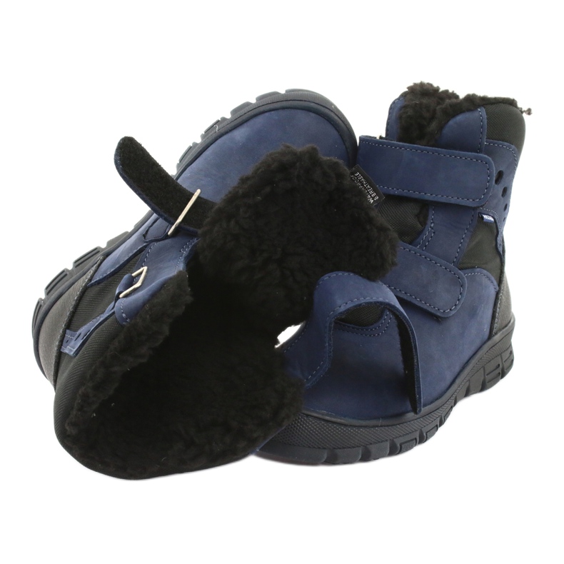 Stivali stivali con membrana blu navy Mazurek 1353 nero 4