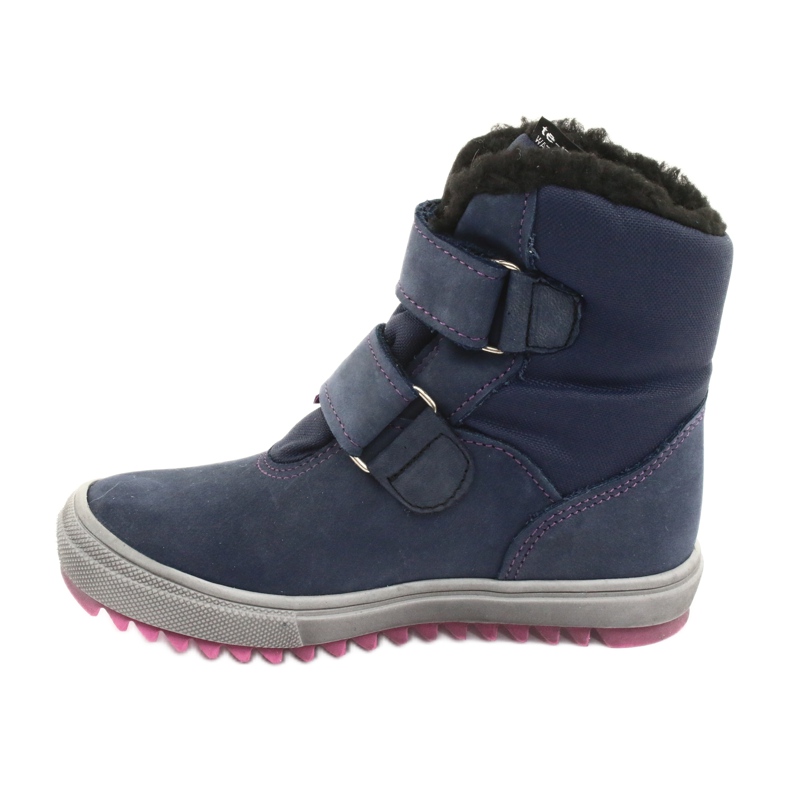 Stivali stivali con membrana blu navy Mazurek 1352 rosa 2