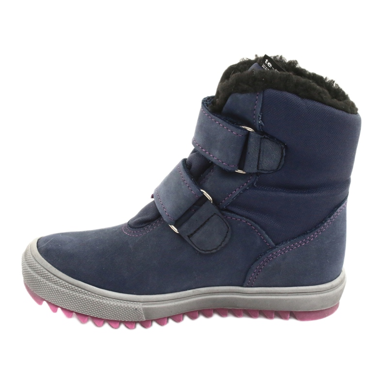 Stivali stivali con membrana blu navy Mazurek 1353 rosa 2