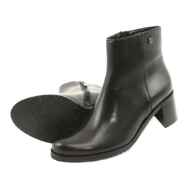 Arka Tacchi alti isolati in pelle femminile 7387 nero 5