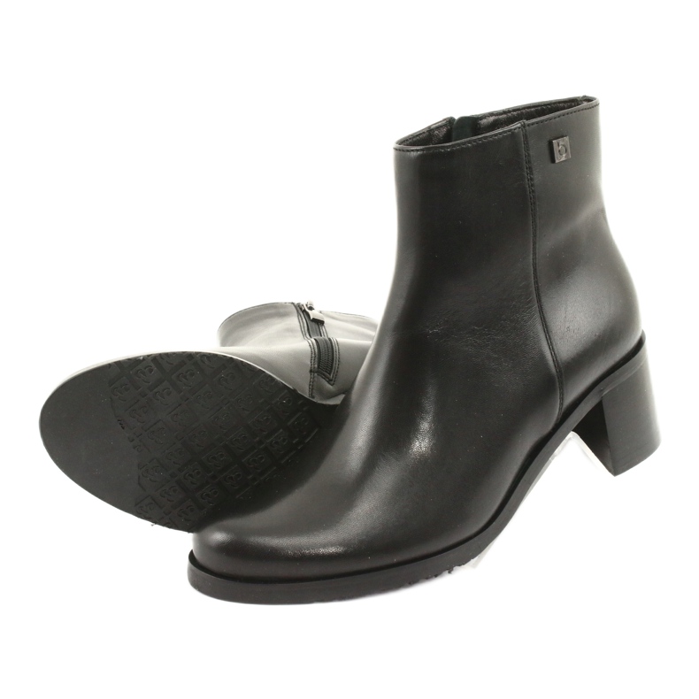 Arka Tacchi alti isolati in pelle femminile 7387 nero 5