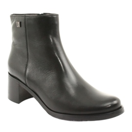 Arka Tacchi alti isolati in pelle femminile 7387 nero 1