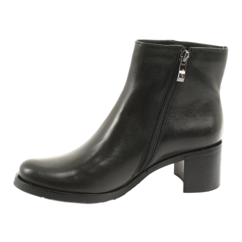 Arka Tacchi alti isolati in pelle femminile 7387 nero 2